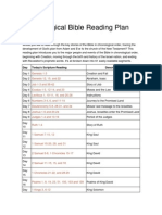 Chronological Bible Reading Plan