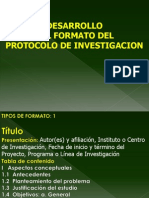 Desarrollo Del Protocolo de Investigacion