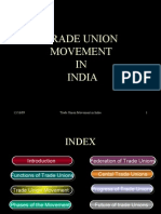 Trade Union Movement in India Lecture