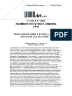 Manifiesto Del Partido Comunista PDF