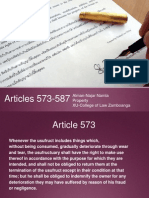 Articles 573-587: Alman-Najar Namla Property XU-College of Law Zamboanga