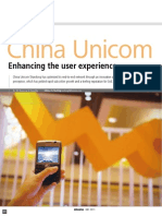 China Unicom: Enhancing The User Experience