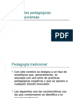 Corrientes Pedagógicas Contemporáneas