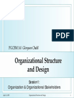 Organizational Structure and Design