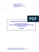 Integrated Pollution Prevention and Control Reference Document On Best Available Techniques in The Smitheries and Foundries Industry July 2004