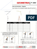 Lista de Exercícios Ângulos 7 Ano