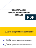 Unidad Ii Segmentacion de Mercados y Posicionamiento