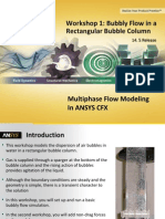 CFX Multiphase 14.5 WS01 Rectangular Bubble Column