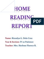 Home Reading Report