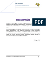 Factores de Las Variaciones de Utilidades