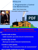 Capitulo Iii Ing de Mantenimiento Planificacion y Programacion de Mantenimiento PDF