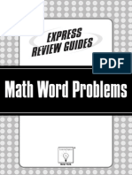 Math Word Problems Book