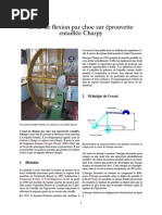 Essai de Flexion Par Choc Sur Éprouvette Entaillée Charpy PDF