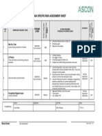 Soft Landscaping Risk Assessment Sheet