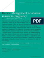 Review Adnexal Masses Pregnancy Rcog PDF