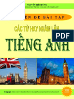 Chuyen de Bai Tap Cac Tu Hay Nham Lan Tieng Anh PDF