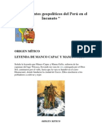 Antecedentes Geopolíticos Del Perú en El Incanato