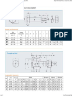 Flange Coupling - Reamer, Coupling Bolt