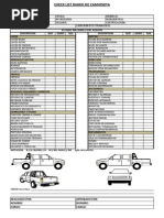 Check List Camioneta PDF