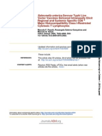 Infect. Immun. 2002 Pasetti 4009 18 Salmonella Typhi in Human