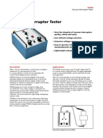 Vacuum Interrupter Tester: Vidar