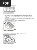 Toyota Engine Oil Pressure Test