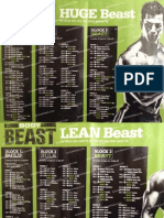 Body Beast Schedule