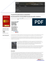 Funcionamiento LG LM-U5050 Fuentes de Poder Simétrica PDF