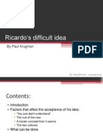 Ricardo's Difficult Idea