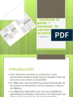 Diagrama de Matriz y Diagrama de