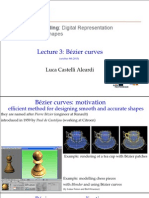 Lecture 3: B Ezier Curves: Luca Castelli Aleardi