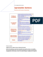 Actividades para Trabajar La Comprensión de Textos