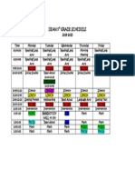 Dean 5th Grade Schedule