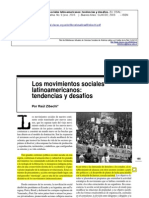 Zibechi, R. "Los Movimientos Sociales Latinoamericanos Tendencias y Desafíos", Revista Del OSAL, No. 9, Ene. 2003, Buenos Aires CLACSO, p.185-188 PDF