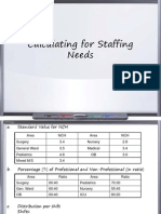 Calculating For Staffing Needs PDF