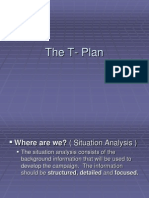 How To Make T-Plan