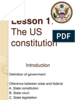 Lesson 1:: The US Constitution