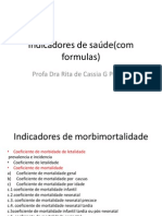 Indicadores de Saúde (Com Formulas) Aula 2 PDF