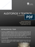 Auditorios y Teatros