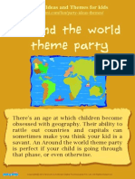 Around The World Theme Party For Kids