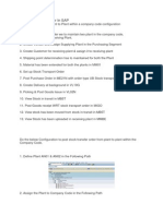 Stock Transport Order in SAP