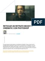 Retocar Un Retrato Moody y Cinematic Con Photoshop PDF