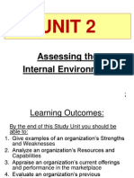 Unit 2 - Assessing The Internal Environment (Revised - Sept 2013)