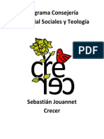 Programa Consejería Territorial Sociales y Teología - Crecer PDF