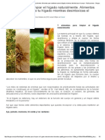 7 Alimentos para Limpiar El Hígado Naturalmente PDF