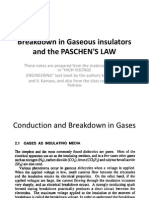 Breakdown in Gases