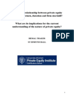 The Relationship Between Private Equity Returns, Duration and Firm Size & Skill