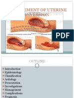 Management of Uterine Inversion