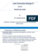 RCC Lec 03 Retaining Walls