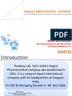 Ranbaxy Laboratories Limited